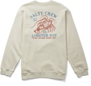 COTON OUATÉ SALTY CREW LOBSTER POT CREW FLEECE - NOIR