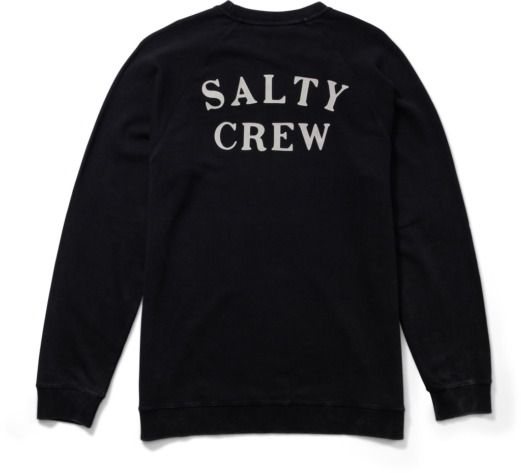 COTON OUATÉ SALTY CREW LOBSTER POT CREW FLEECE - NOIR