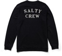COTON OUATÉ SALTY CREW LOBSTER POT CREW FLEECE - NOIR