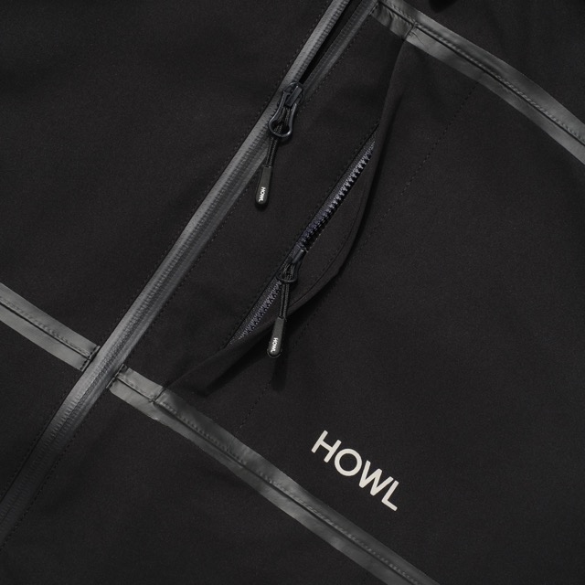MANTEAUX HOWL TAPED SNOW - BLACK