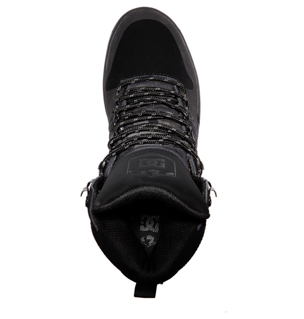 BOTTES DC PURE HIGH-TOP WINTER SHOES - NOIR/GRIS