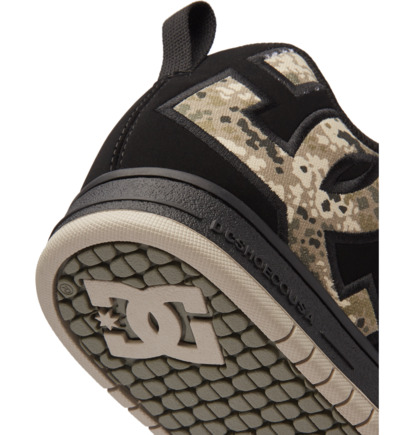 SOULIER DC COURT GRAFFIK - NOIR/VERT/NOIR