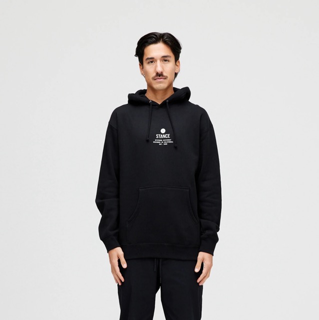 COTON OUATÉ STANCE ESTABLISHED HOODIE - NOIR