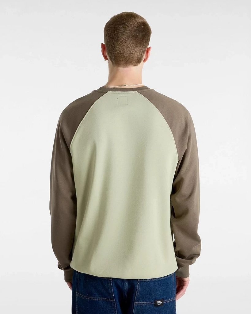 COTON OUATÉ VANS CORE BASIC CREW RAGLAN - GREY/BLACK (copie)
