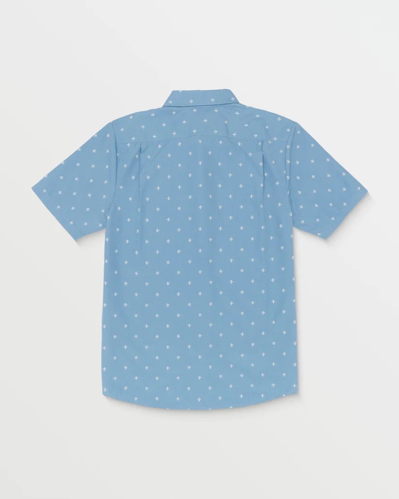 CHEMISE VOLCOM EVERETT OXFORD SHORT SLEEVE - ARTIC BLUE