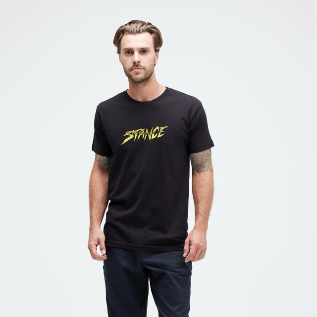 T-SHIRT STANCE BOLTED - NOIR