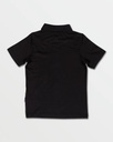 POLO VOLCOM ENFANT WOWZER SHORT SLEEVE - NOIR