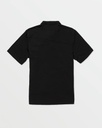 POLO VOLCOM JUNIOR WOWZER POLO SHORT SLEEVE - NOIR