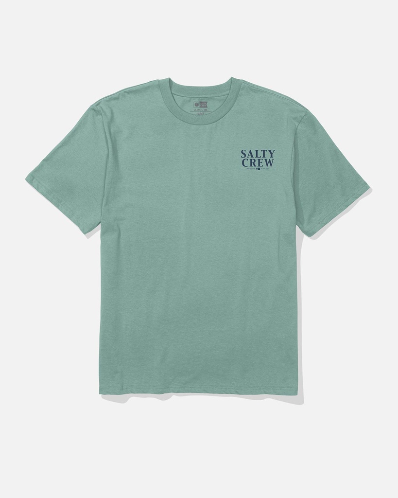 T-SHIRT SALTY CREW YELLOWFIN CLASSIC TEE - MACKEREL