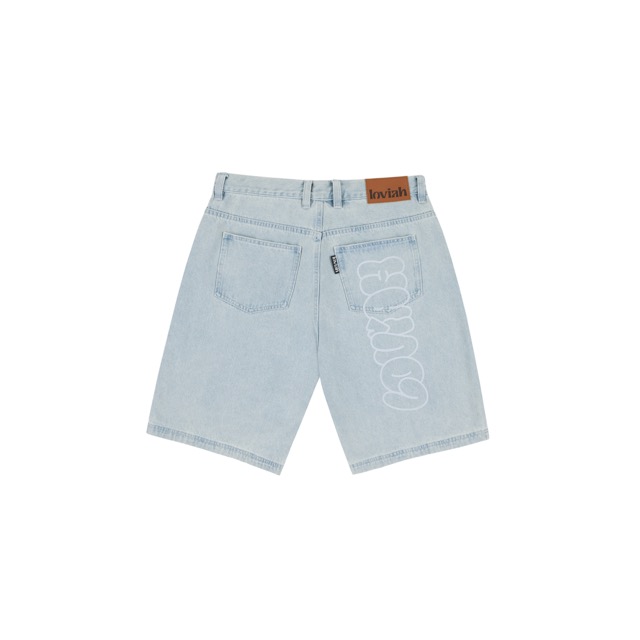 SHORT LOVIAH JHORTS DENIM - WHITE BLUE WASH