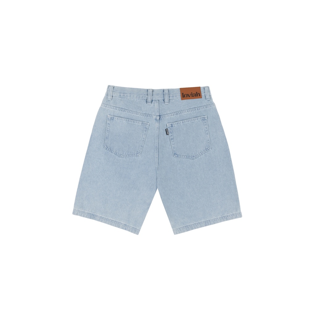 SHORT LOVIAH JHORTS DENIM - WHITE BLUE WASH