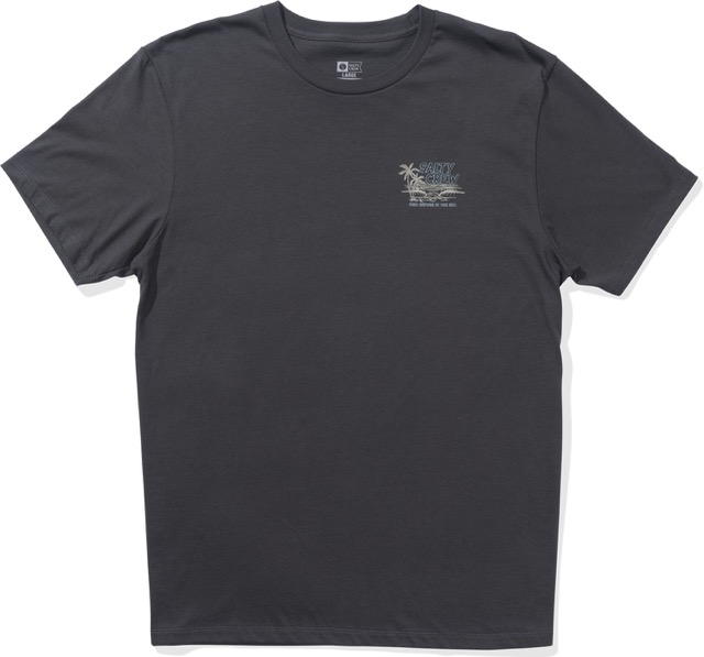T-SHIRT SALTY CREW FRAME - CHARCOAL
