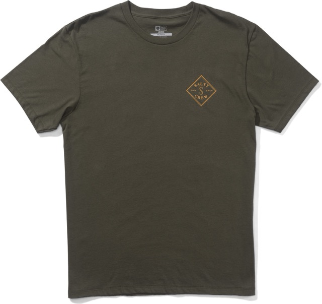 T-SHIRT SALTY CREW TIPPET PREMIUM - DUSTY OLIVE