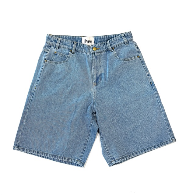 SHORT 5-0 BOAT / JORTS  - LIGHT WASH BLUE
