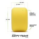 ROUE ORANGATANG BEEFCAKE YELLOW 86A 73mm   