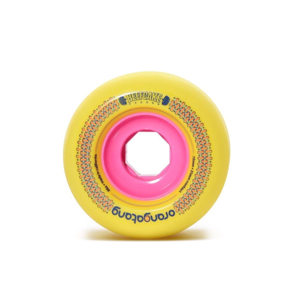 ROUE ORANGATANG BEEFCAKE YELLOW 86A 73mm   