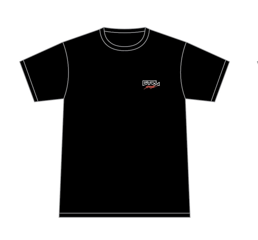 T-shirt Control Retro - Noir