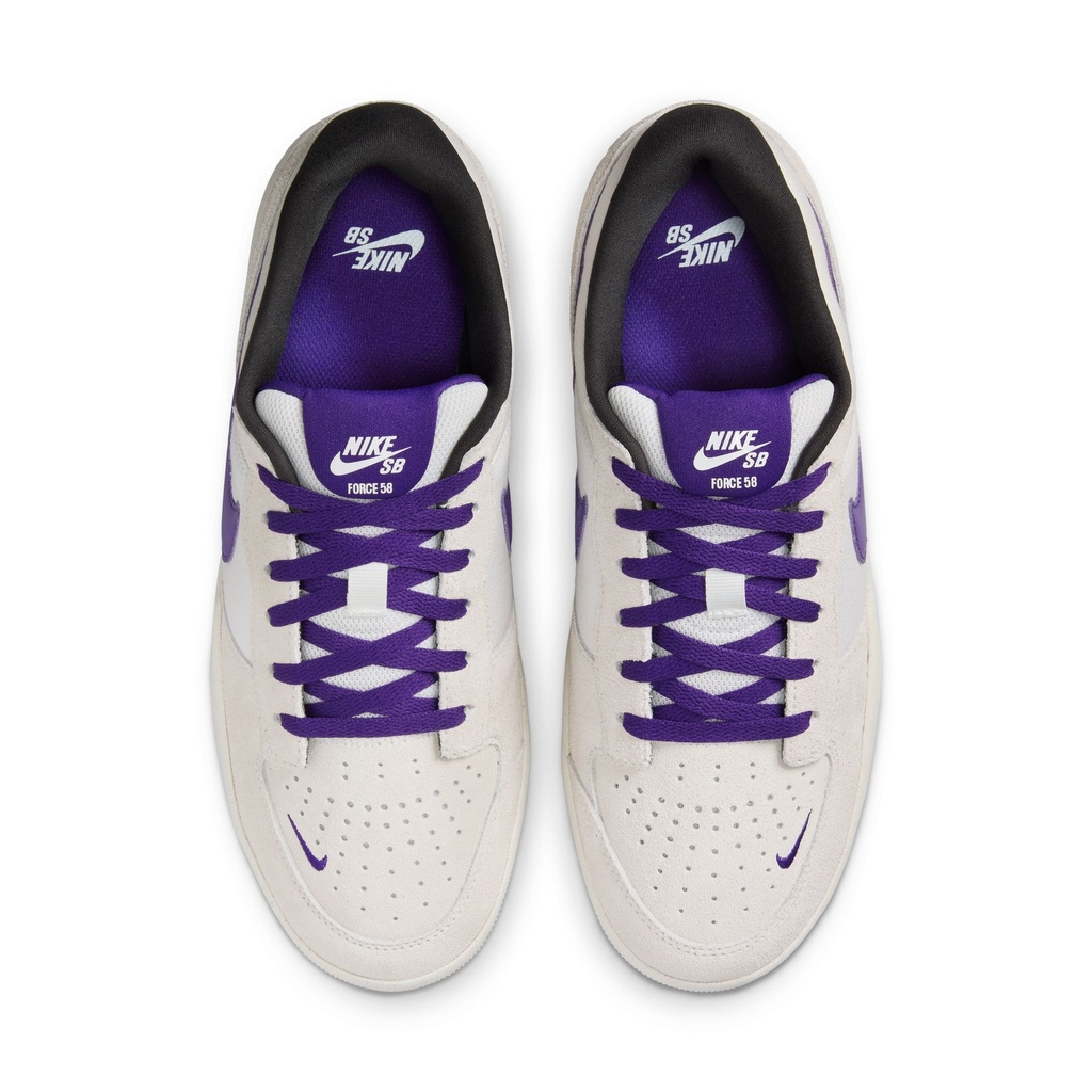 SOULIER NIKE SB FORCE 58 - PHANTOM/COURT PURPLE-SUMMIT WHITE