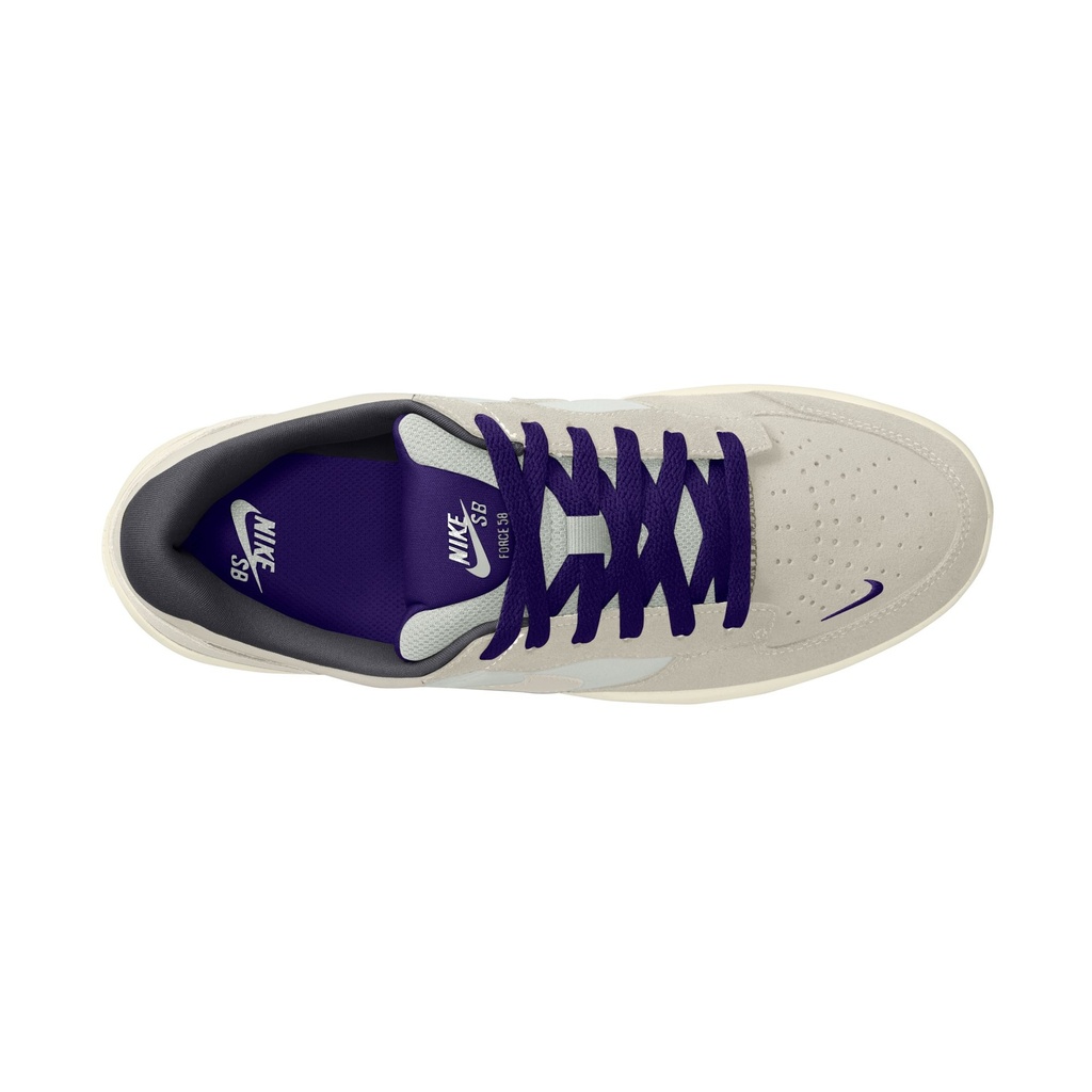 SOULIER NIKE SB FORCE 58 - PHANTOM/COURT PURPLE-SUMMIT WHITE