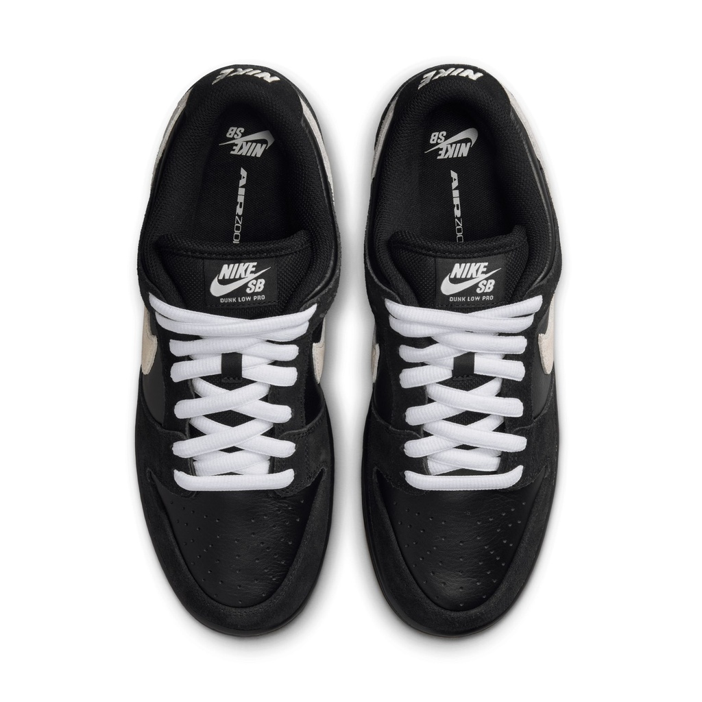 SOULIER NIKE SB DUNK LOW PRO - BLACK/WHITE-BLACK-GUM LIGHT BROWN