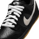 SOULIER NIKE SB DUNK LOW PRO - BLACK/WHITE-BLACK-GUM LIGHT BROWN