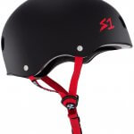 CASQUE S1 LIFER CERTIFIED - MATTE BLACK/ROUGE