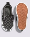 SOULIER VANS TODDLER SLIP-ON V - BLACK-PEWTER