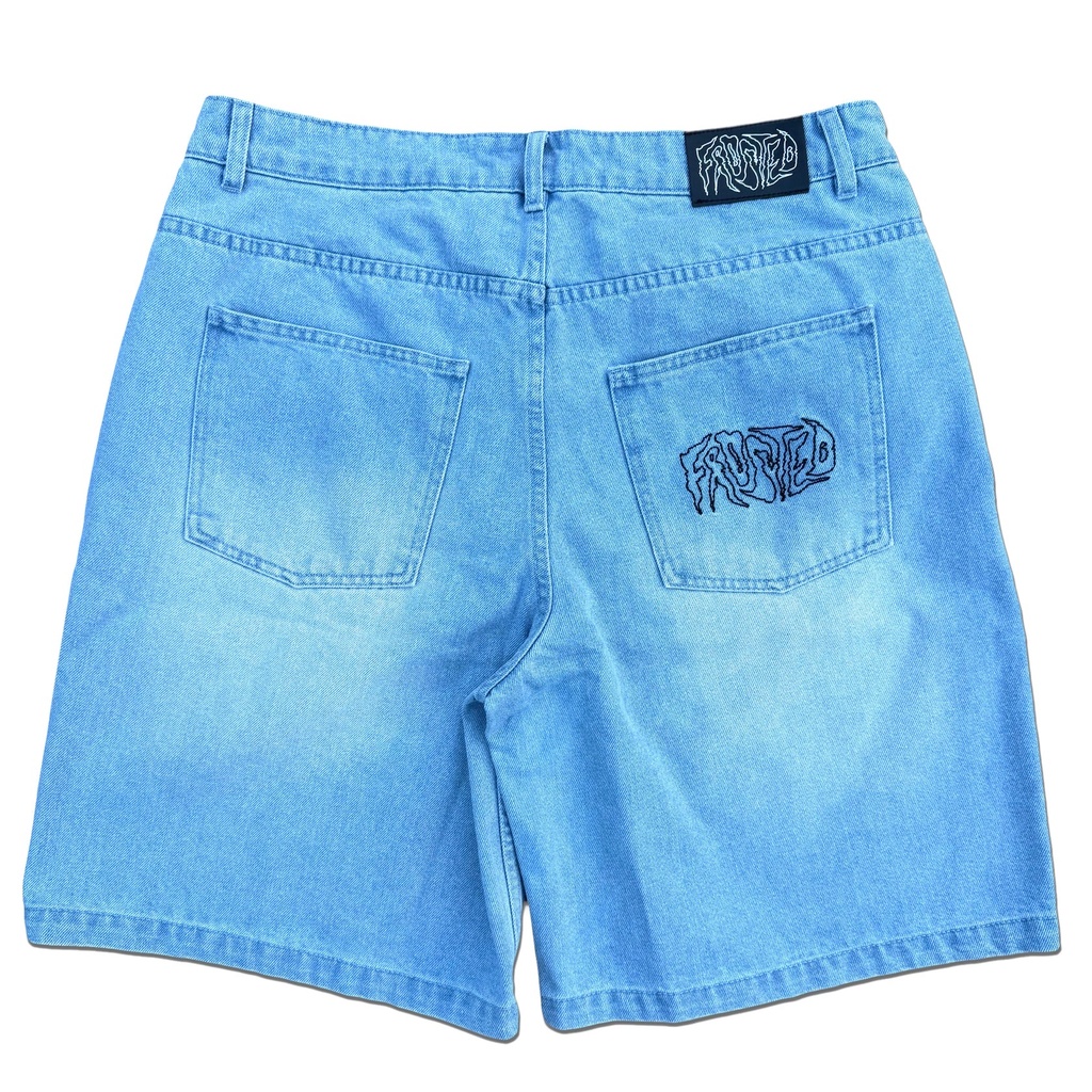 SHORT FROSTED CLUB JORTS  - NAVY