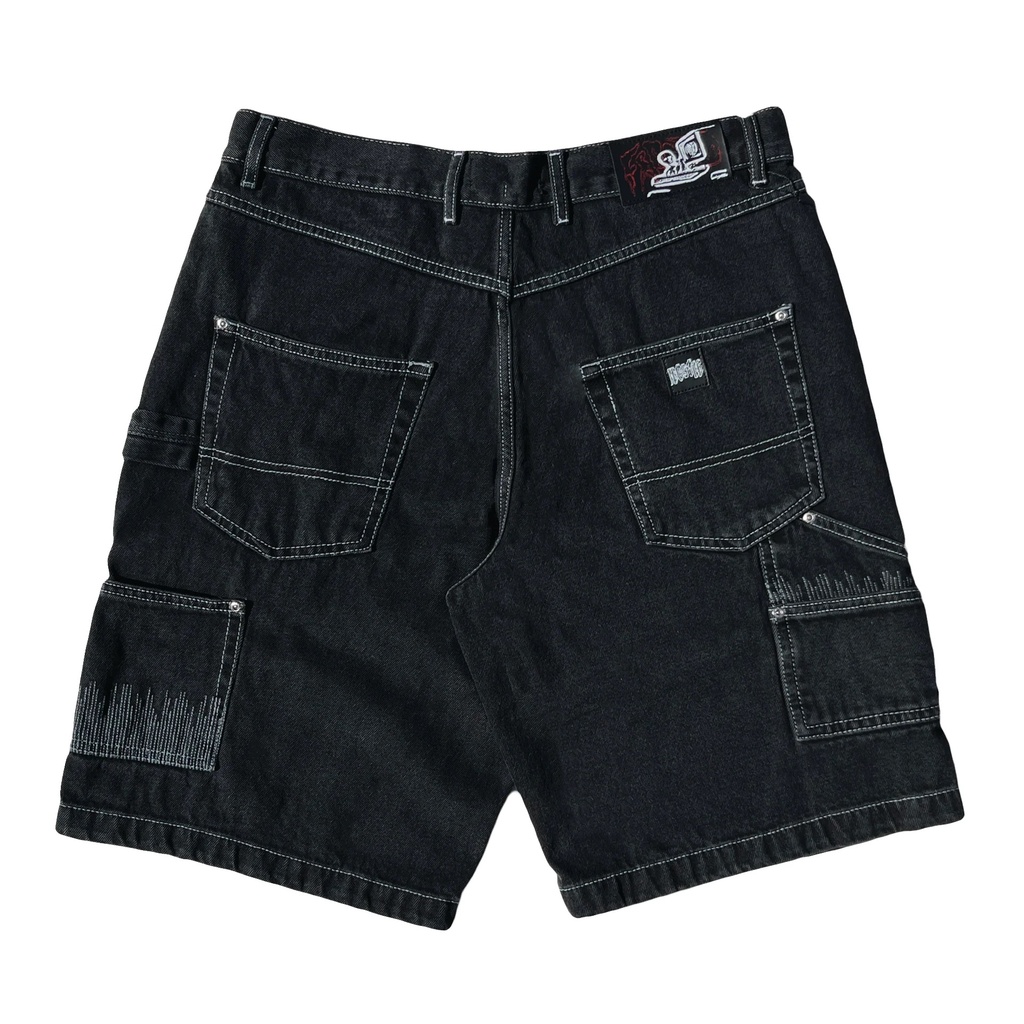 SHORT FROSTED CLUB JORTS  - NAVY