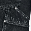 SHORT FROSTED WAVYSHORTS  - MOON BLACK (copie)