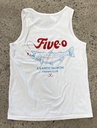 Camisole 5-0 Salmon - Blanc