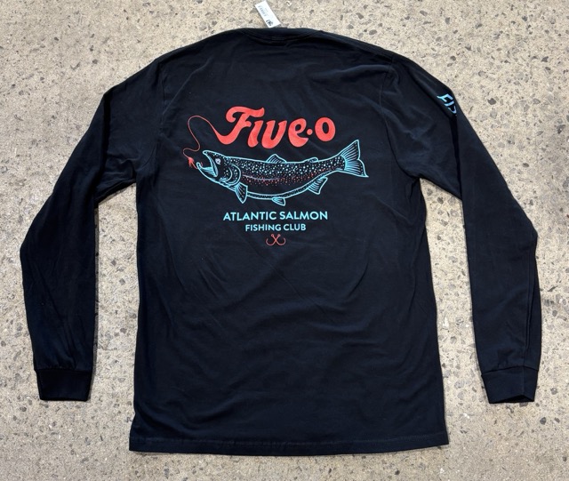 Long Sleeve 5-0 Salmon - Noir