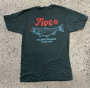 T-Shirt 5-0 Salmon -  Pine Heather