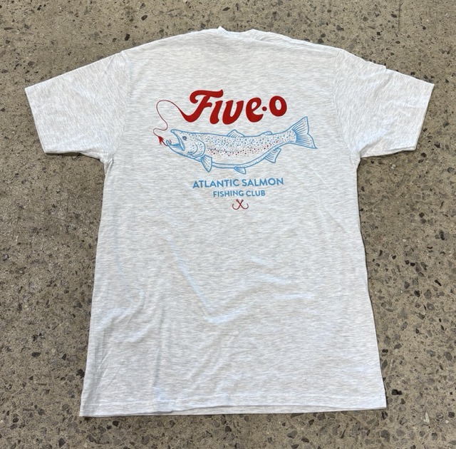 T-Shirt 5-0 Salmon - Ash Grey 
