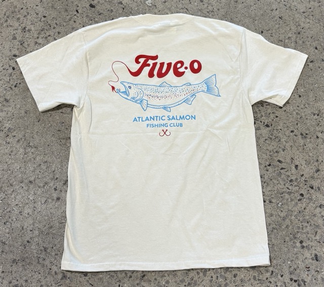 T-Shirt 5-0 Salmon -  Cream