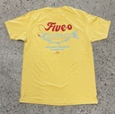 T-Shirt 5-0 Salmon -  Mustard
