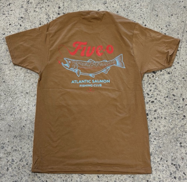 T-Shirt 5-0 Salmon - Brown Sugar
