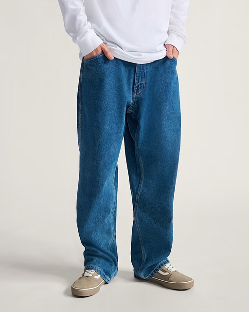 PANTALON VANS CHECK-5 BAGGY DENIM - VINTAGE INDIGO