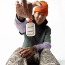 Skullcandy Dime 3 / Écouteurs sans fil - Bone/Orange Glow