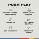 Skullcandy Push Play Active / Écouteurs sans fil - Noir/Orange
