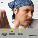 Skullcandy Rail / Écouteurs intra sans fil - Bone/Orange 