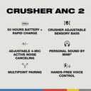 Skullcandy Crusher Anc 2 /  Casque Sensory Bass avec réduction active du bruit- Primer