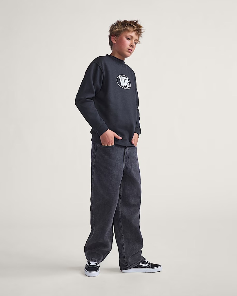 COTON OUATÉ VANS JUNIOR VARSITY PULL OVER - NOIR