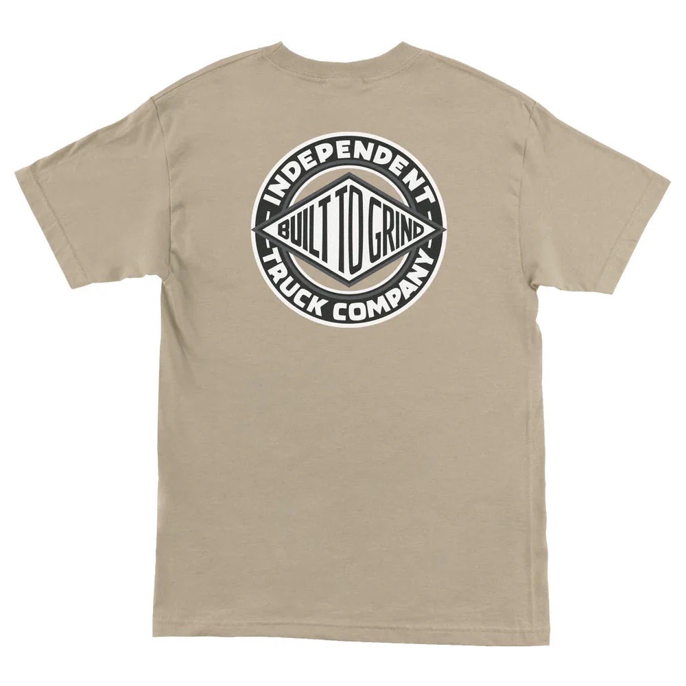 T-SHIRT INDEPENDENT BUILD TO GRIND SUMMIT - SAND