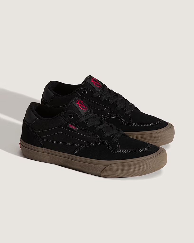 SOULIER VANS ROWAN - NOIR/GUM FONCÉ