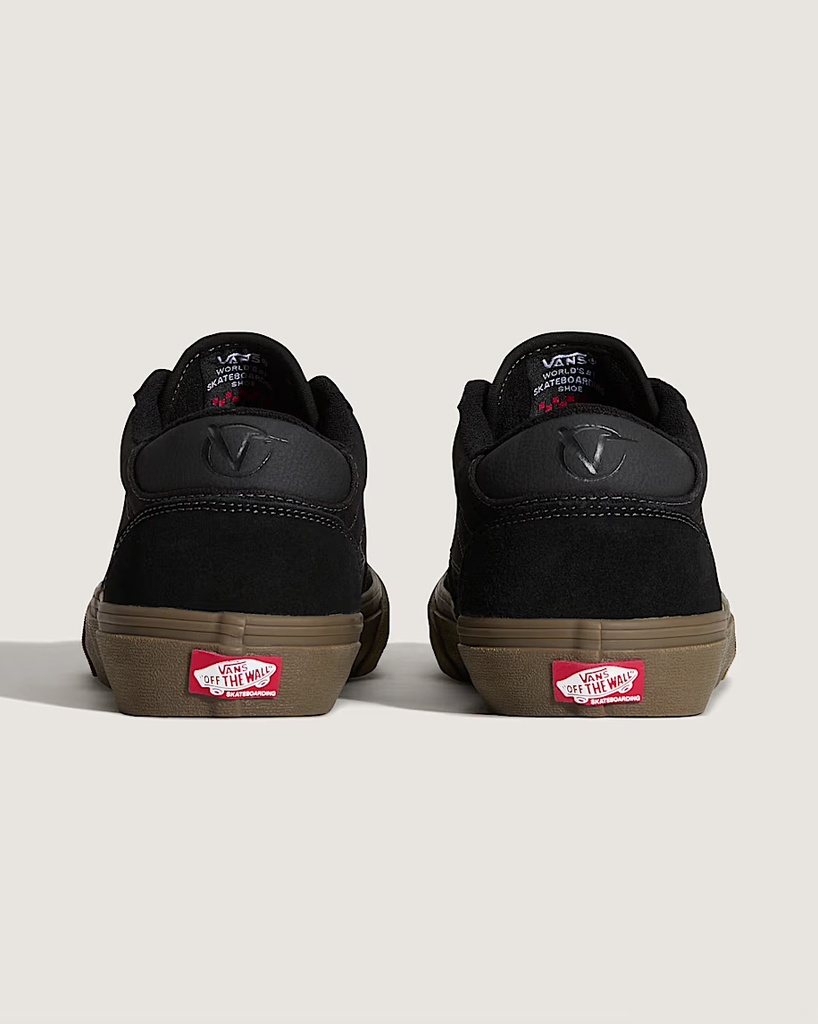 SOULIER VANS ROWAN - NOIR/GUM FONCÉ