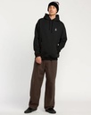 PANTALON VOLCOM CHILLOW PLEAT TAILLE ELASTIQUE - CACAO