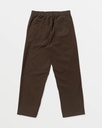 PANTALON VOLCOM CHILLOW PLEAT TAILLE ELASTIQUE - CACAO