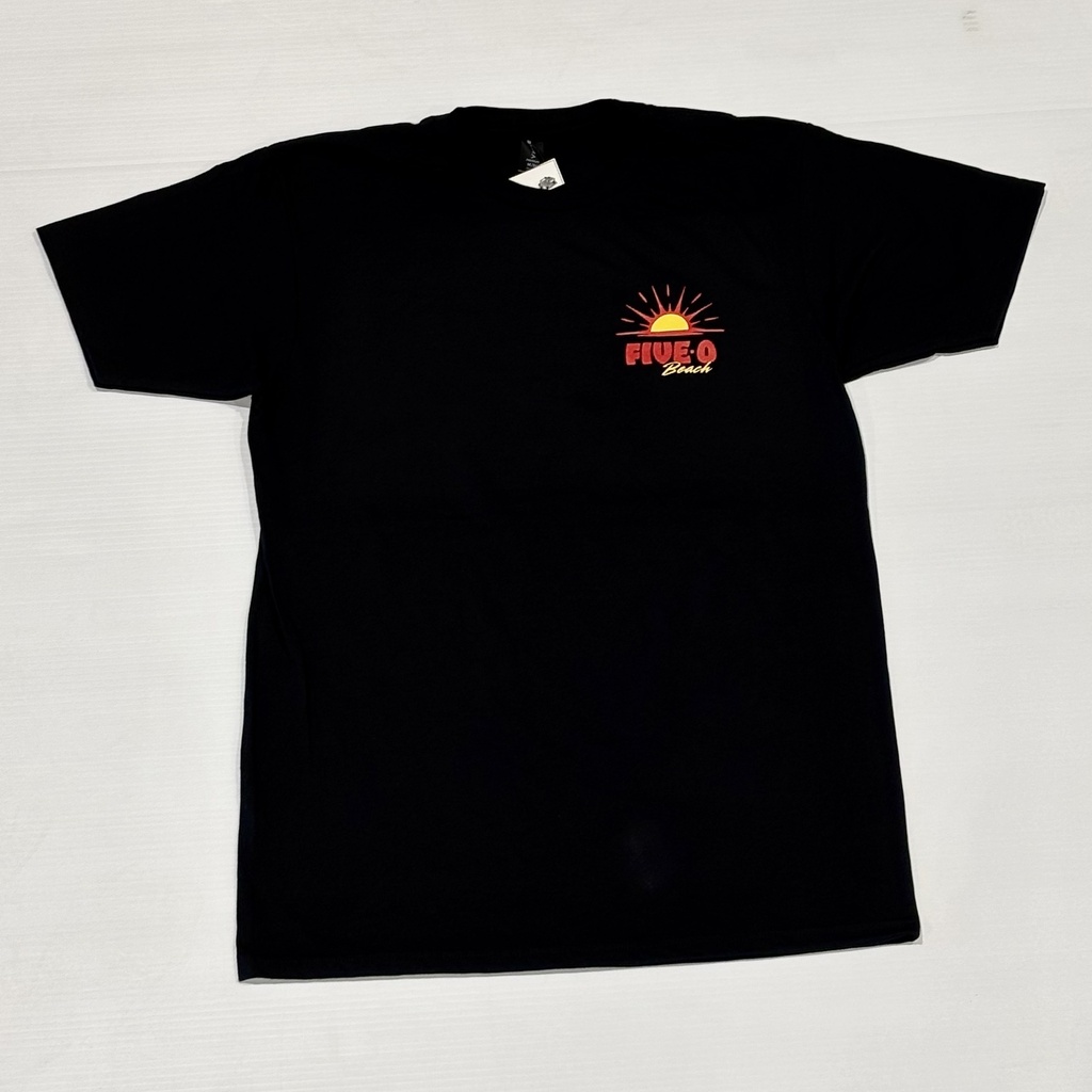 T-Shirt 5-0 Beach V2 - Noir