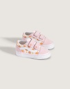 SOULIER VANS ENFANTS OLD SKOOL V - BUTTERFLY/FUSCHIA RED
